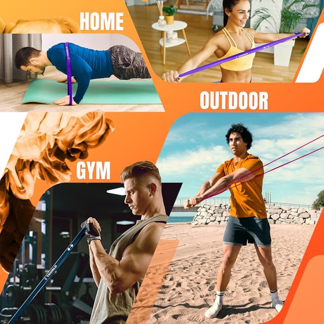 Thumbnail 4 de TAVIALO Bandas Elásticas de Resistencia para Ejercicio 🏋