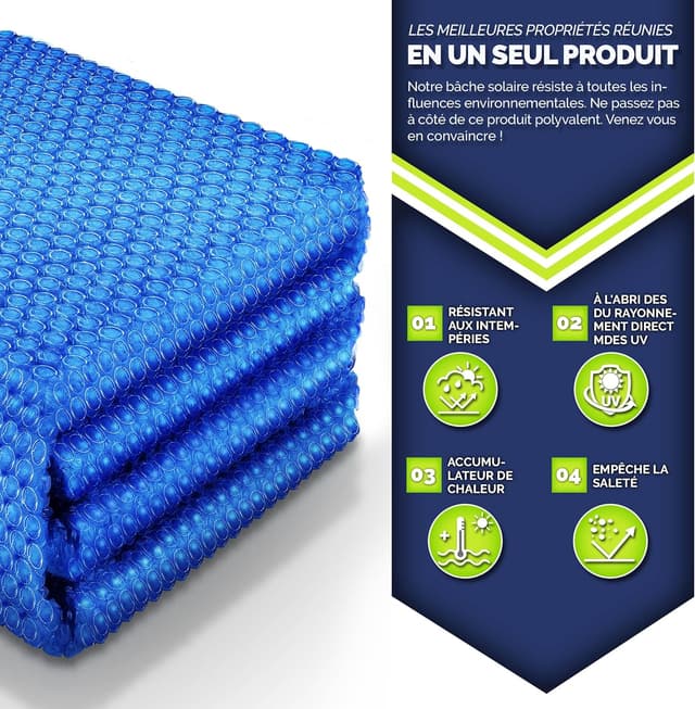 Thumbnail 3 de tillvex Bâche solaire piscine 800 x 400 cm 400 µm