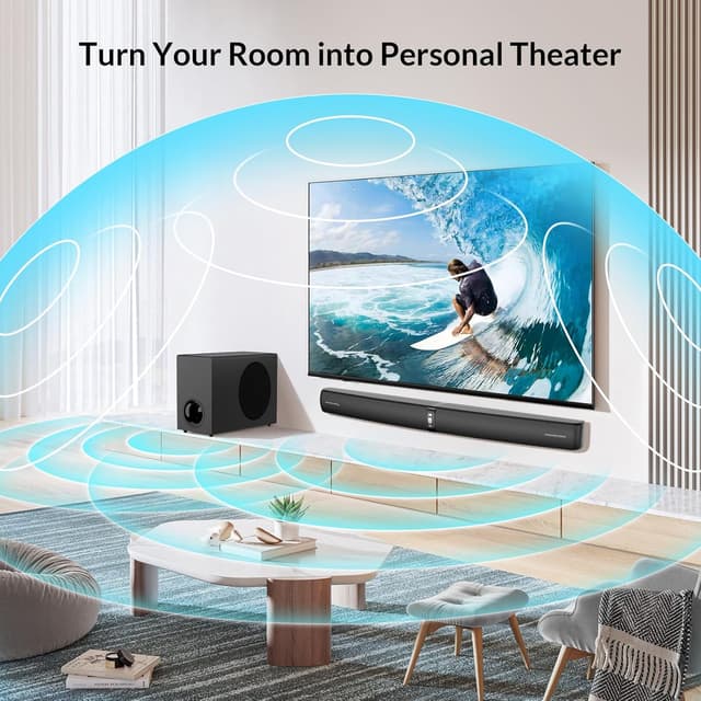 Thumbnail 1 de Vecibel 120W Sound Bar with Subwoofer