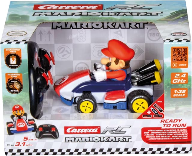 Detalle de Carrera 370320001-2,4GHz Mario Kart RC Race Kart 1:32