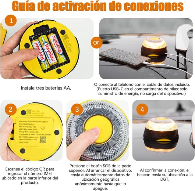 Thumbnail 5 de XIXISOYA Baliza V16 Homologada DGT con geolocalización