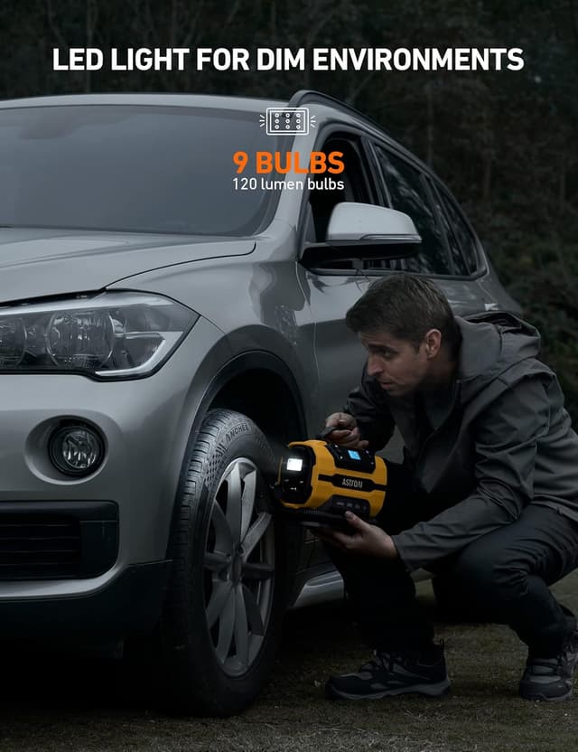 Thumbnail 5 de AstroAI Tire Inflator 150 PSI Portable Pump ⛽