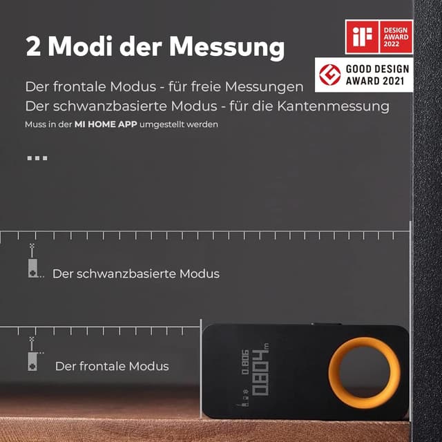 Detalle 1 de HOTO Laser Entfernungsmesser 30 m für точ