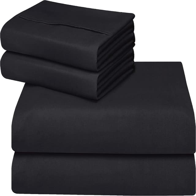 Thumbnail 2 de Utopia Bedding Sábanas 4 Piezas 180x200 - Comfort Negro