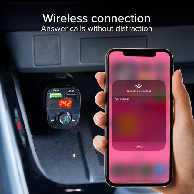 Detalle 2 de SBS 15-W Autoladegerät Bluetooth FM-Transmitter