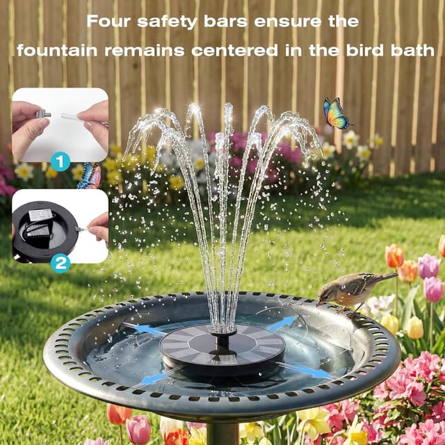 Detalle 1 de AMZtime Solar Water Fountain Pump