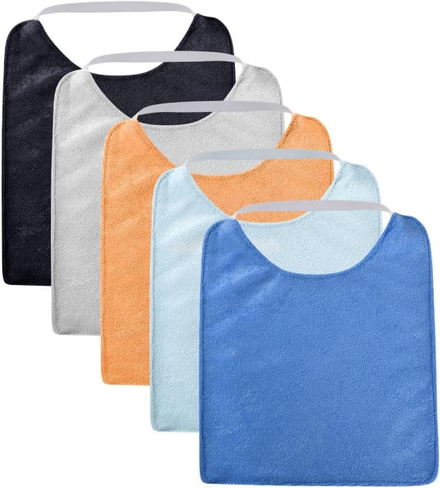 Imagen de Vicloon Baby Lätzchen Frottee wasserdicht 5er Set en OfertitasTOP