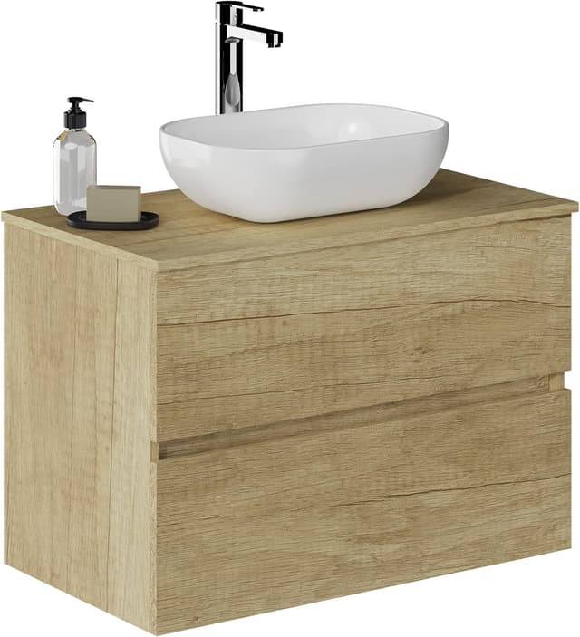 Detalle de Baikal Baño Onyx con lavabo 80 cm
