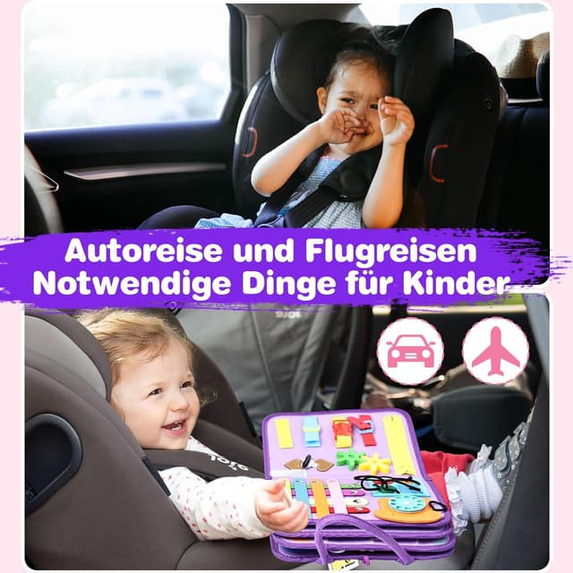 Thumbnail 5 de JHkim Montessori Busy Board ab 1 Jahr