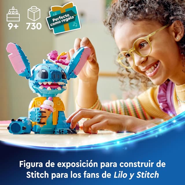 Detalle 2 de LEGO 43249 Stitch figura articulada 9+