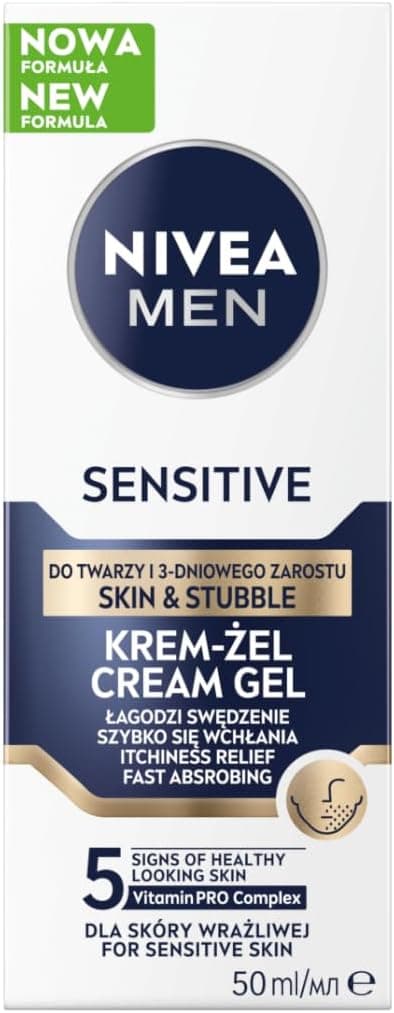 Detalle de NIVEA MEN Crème Sensitive Gel Visage 50 ml