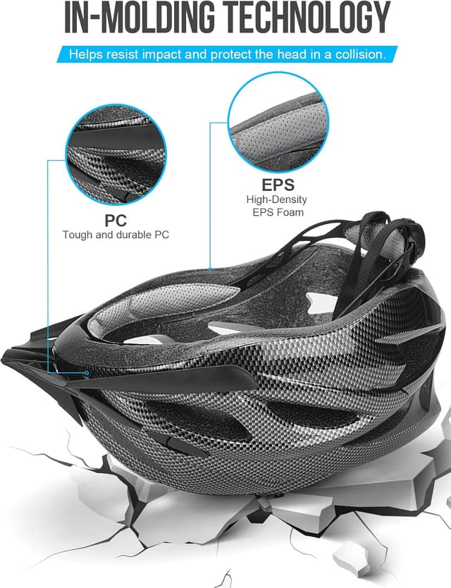 Thumbnail 2 de Bike Helmet 58-62cm with Light