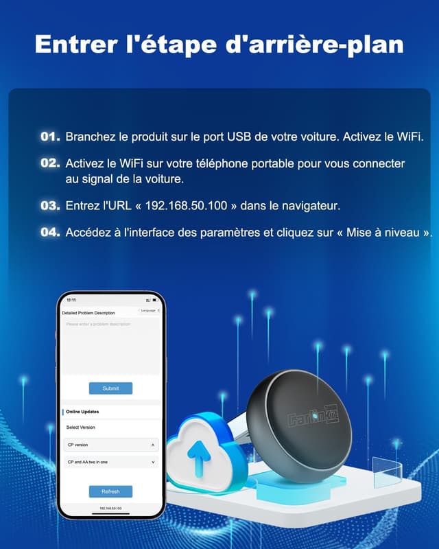 Thumbnail 5 de Carlinkit Mini Ultra 3 adaptateur sans fil 1 an