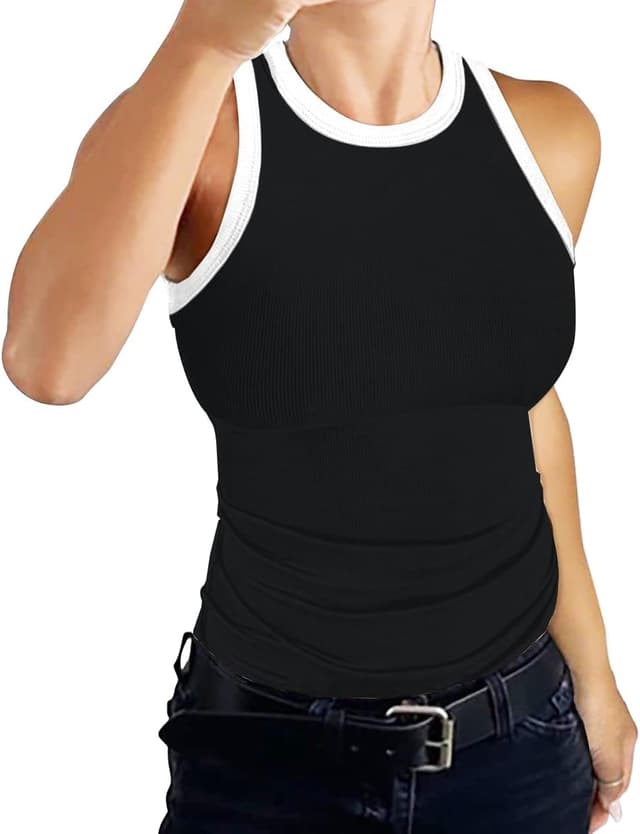 Detalle 2 de DUOEASE Basic Tanktop High Neck 2025