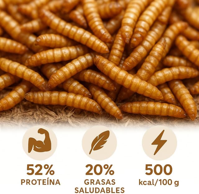 Thumbnail 1 de AF® Gusanos de la Harina 600 g 🐛