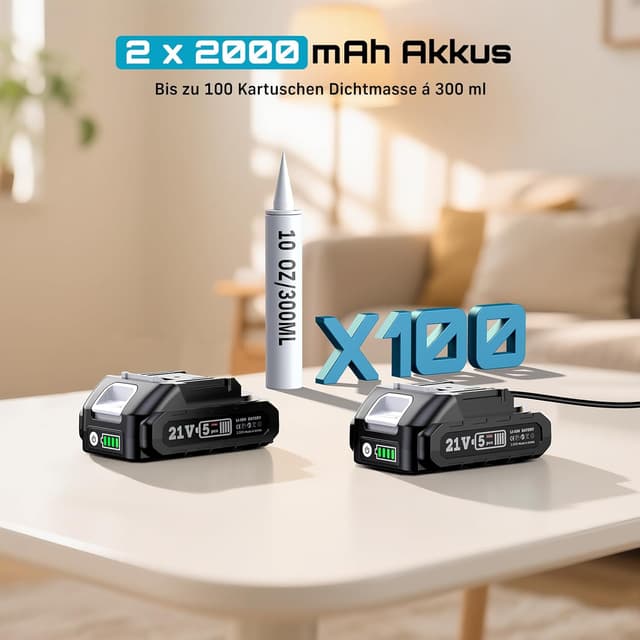 Detalle 2 de SEESII Akku-Kartuschenpistole 300 ml