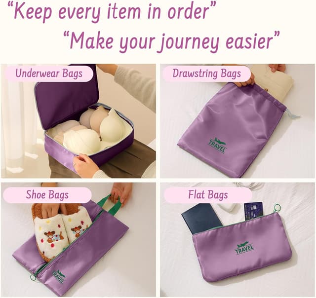 Thumbnail 4 de MOFELON Koffer Organizer 8 Stück