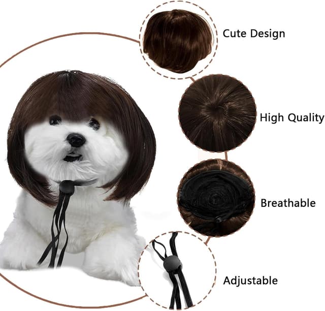 Detalle 2 de Ling & Bai Cosplay Pet Wig for Dogs đ