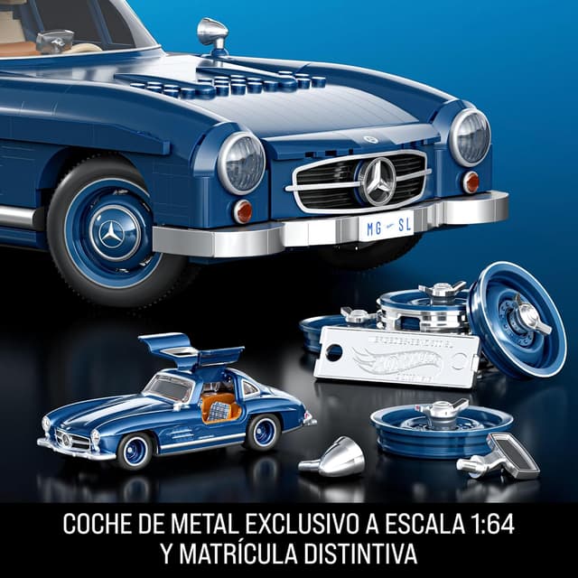 Thumbnail 4 de Mattel Brick Shop Mercedes 300 SL 1:12
