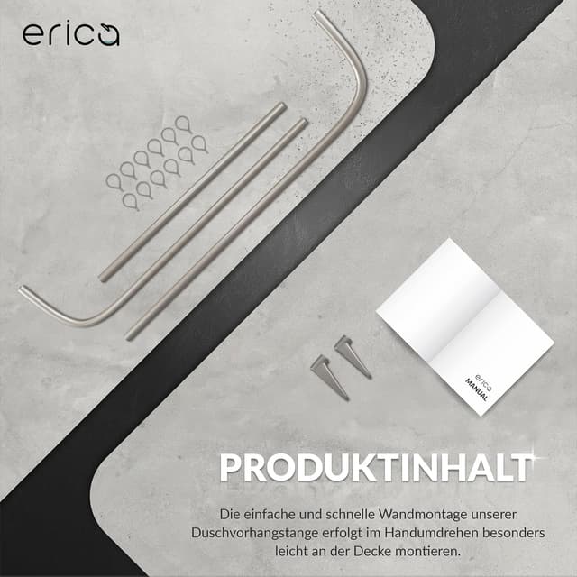 Thumbnail 5 de Erica Barra para Cortinas de Ducha 85x95cm 🚿 Sin Fijación