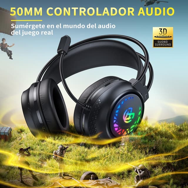 Thumbnail 4 de Tatybo Auriculares Gaming PS4 PS5 PC Switch