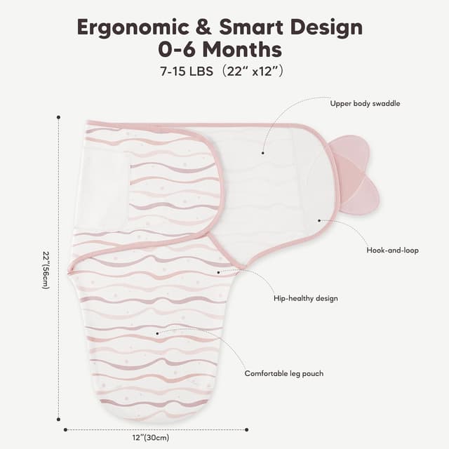 Thumbnail 2 de Susurration Swaddle Blanket 3 Pack baby sleep sack