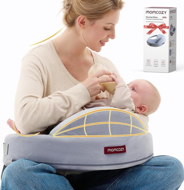 Imagen de Momcozy Innovative Safety Fence Nursing Pillow en OfertitasTOP