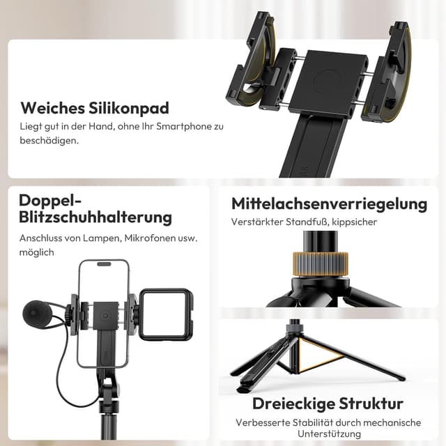 Detalle de ULANZI Trepied Smartphone 145cm