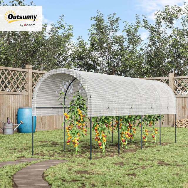 Detalle 2 de Outsunny Serre de Jardin 400 x 120 x 170 cm
