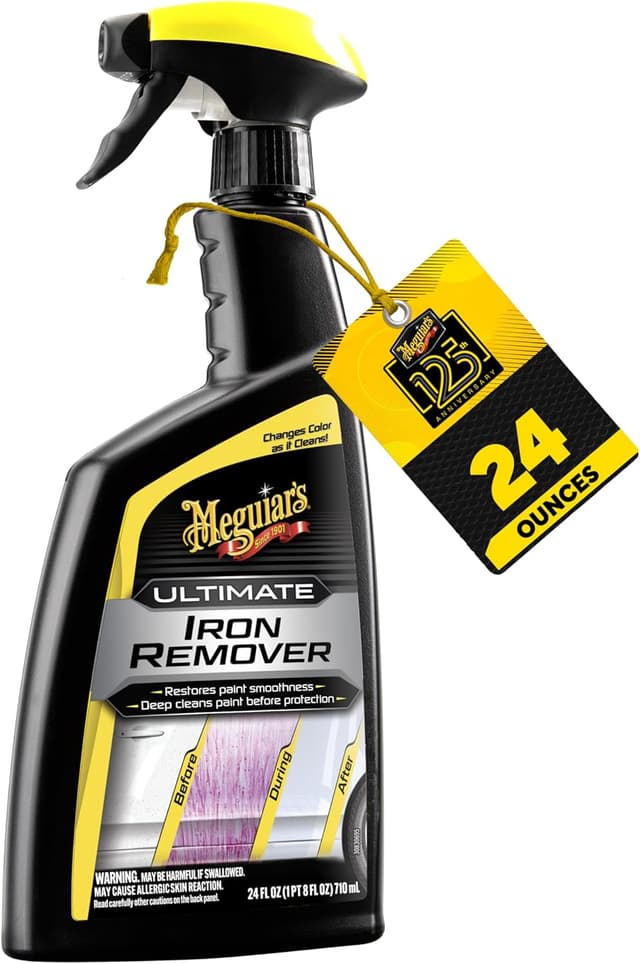 Detalle de Meguiar’s Ultimate Iron Remover (24 oz) — Quickly Dissolves Embedded Iron Particles & Industrial Fallout