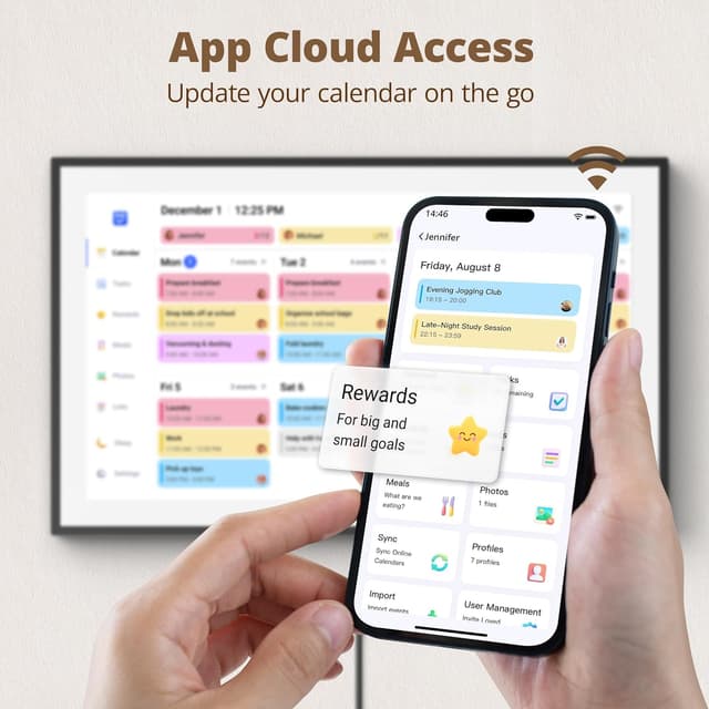 Thumbnail 5 de Dragon Touch Calendar 15.6 Digital Calendar