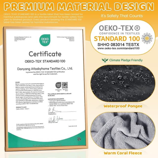 Thumbnail 2 de Orzbow Universal Pushchair Footmuff Coral Fleece 97*44cm