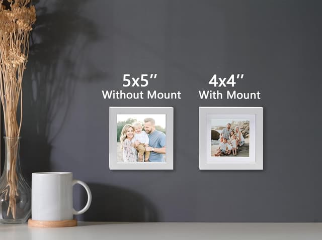 Thumbnail 2 de YiPinYin White 5x5 Photo Frame Set