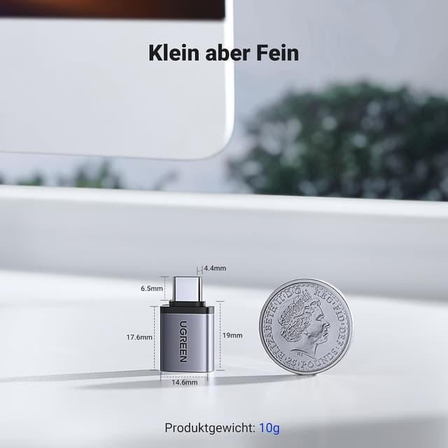 Thumbnail 6 de UGREEN USB C auf USB‑3.2‑Adapter 10 Gbps OTG (2 Stück) 🔌