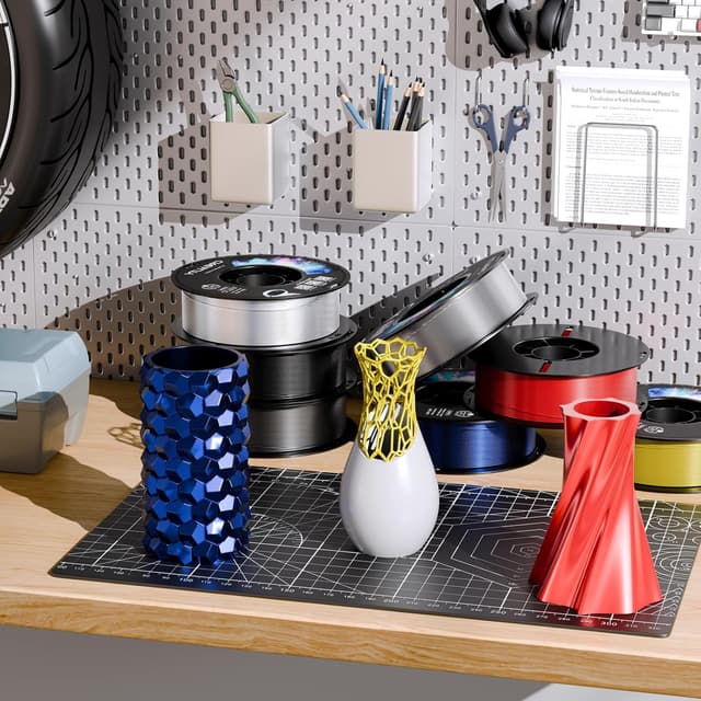 Detalle 2 de Creality PETG Filament 1.75mm (4kg total) – White, high-precision, low-odour PETG for FDM printing