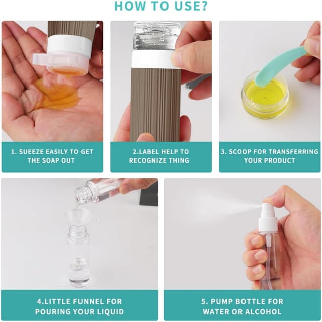 Thumbnail 2 de NuvaConx 18pack Travel Bottles 90ml set