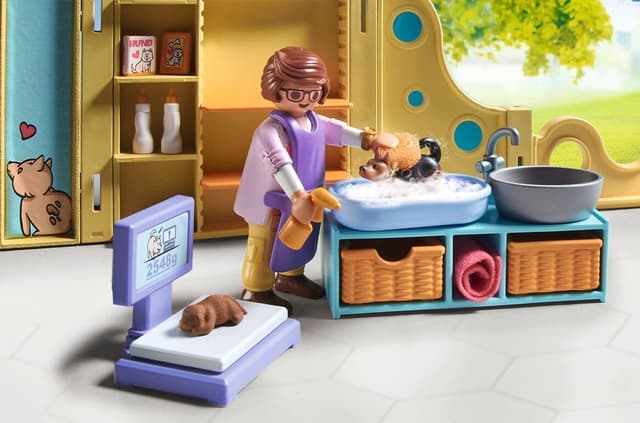 Detalle de PLAYMOBIL Puppy Care Center