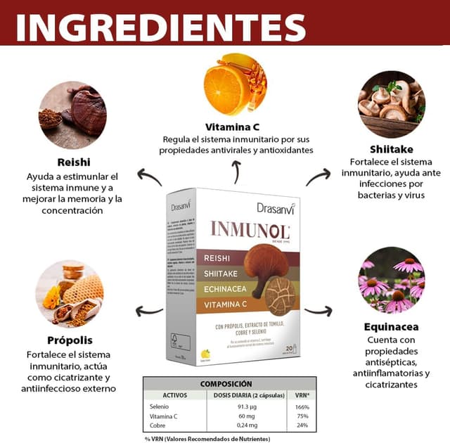 Thumbnail 3 de INMUNOL 20 viales Inmunidad diaria 60 mg