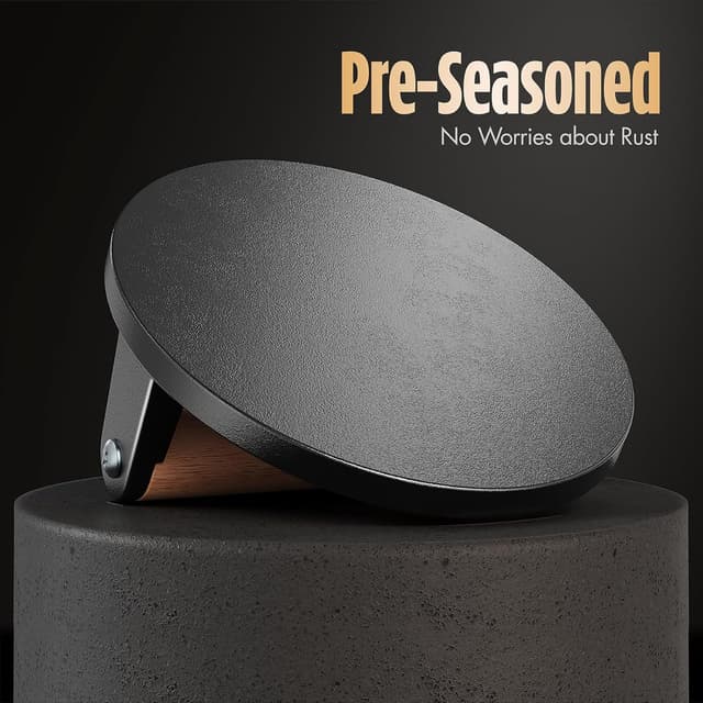 Thumbnail 2 de Pisol Smash Burger Press 6.6” cast iron