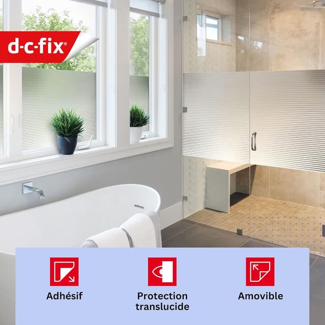 Thumbnail 2 de d-c-fix Rayures 45 cm x 2 m film fenĂȘtre đȘ