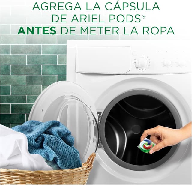 Thumbnail 4 de Ariel Todo en 1 PODS, Detergente Líquido para Lavadora