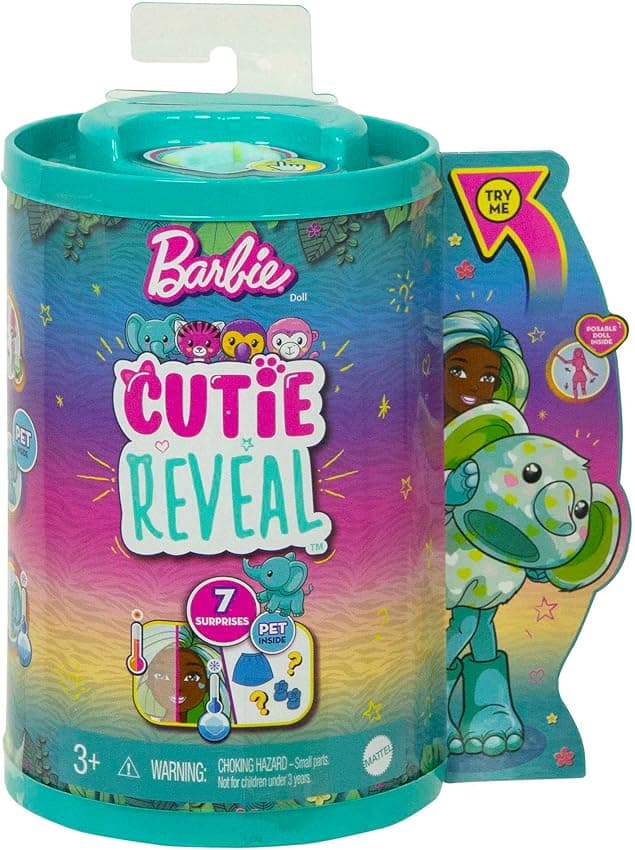 Thumbnail 5 de Mattel HKR13 Barbie Chelsea Cutie Reveals muñeca y mascota