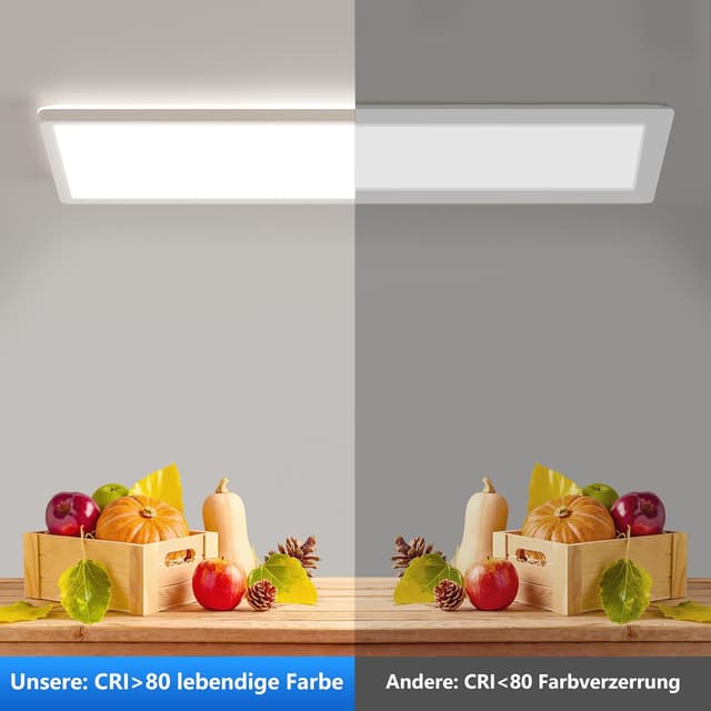 Detalle 2 de LED Deckenleuchte 24 W Panel 580x200 mm