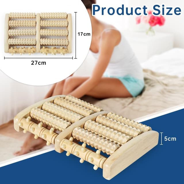 Thumbnail 1 de ACWOO Massaggiatore per Piedi Rullo in Legno