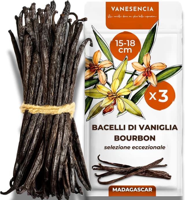 Thumbnail 6 de VANESENCIA Bacche di vaniglia Bourbon del Madagascar 15 pezzi 🍰
