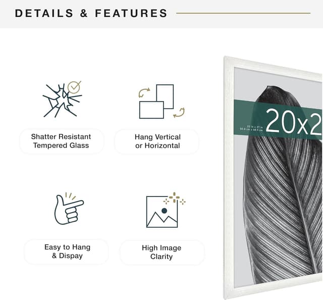 Thumbnail 5 de MCS Studio Gallery cadre photo 50,8 x 68,6 cm