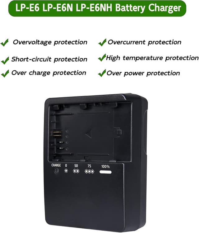 Detalle 2 de LP-E6 charger 8.4V for Canon EOS