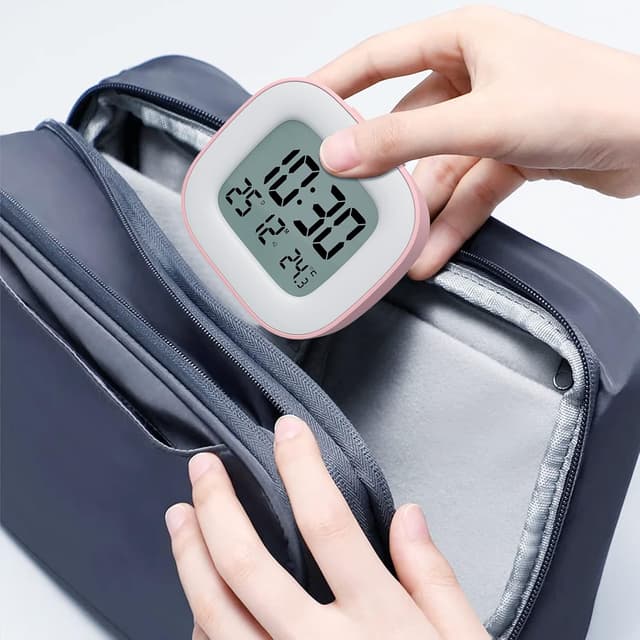 Thumbnail 4 de HOMVILLA réveil de voyage LCD 8 x 7,3 cm