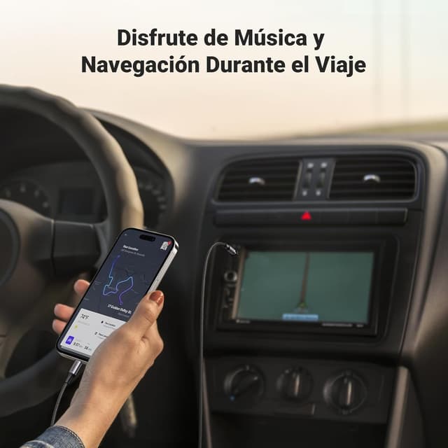 Detalle 2 de UGREEN Cable Auxiliar MFi Lightning a Jack 3.5