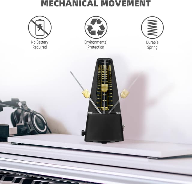 Detalle 2 de LEKATO Mechanical Metronome — 1 tempo ⏱